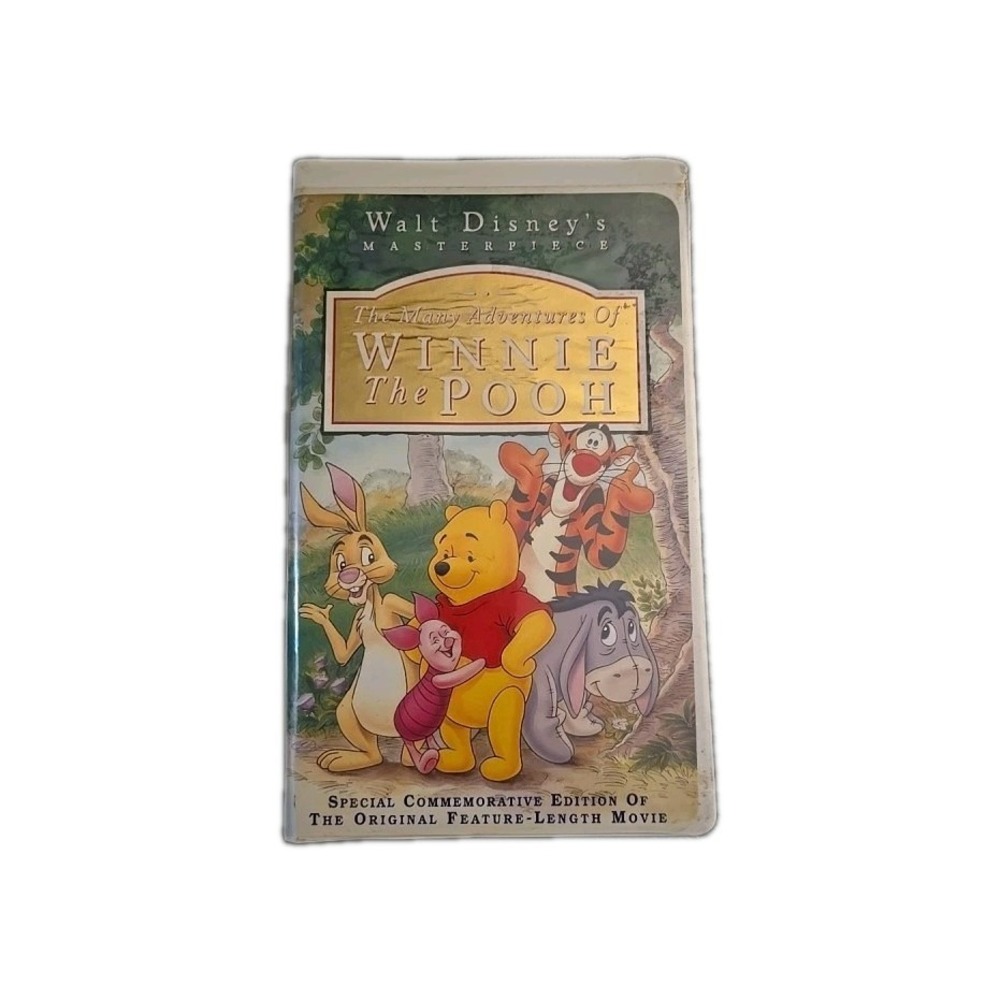 Vintage 1996 The Many Adventures of Winnie the Pooh VHS